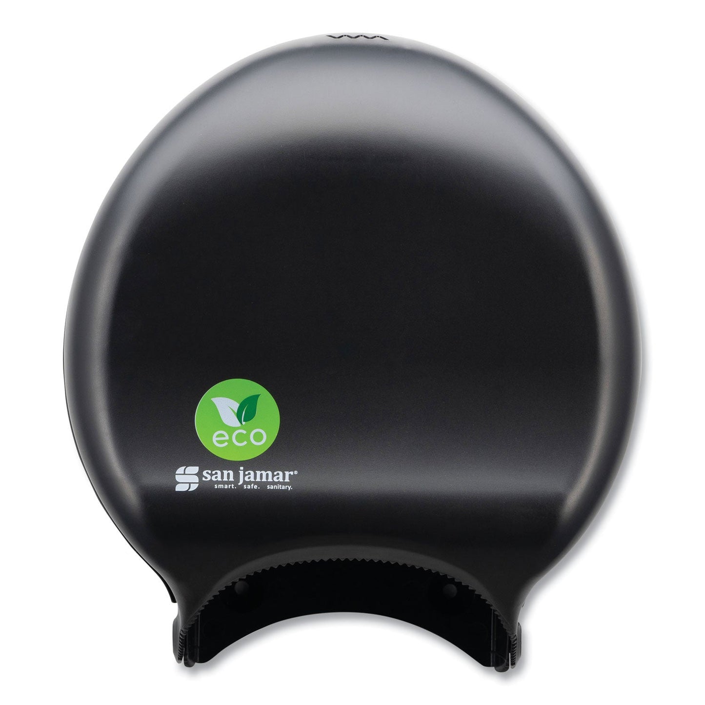 San Jamar Ecological Green Tissue Dispenser, 16.75 x 5.25 x 12.25, Black (SJMR2000REBK)