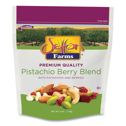 Setton Farms Pistachio Berry Blend, 4 oz Bag, 10/Carton (SEF5919)