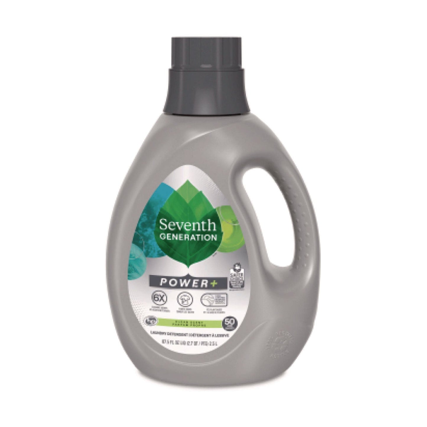 Seventh Generation Power Plus Laundry Detergent, Fresh Scent, 87.5 oz Bottle, 4/Carton (SEV45070CT)