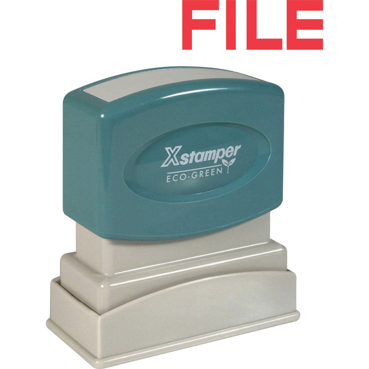 File Ink Stamp Xstamper File Ink Stamp, 1/2
