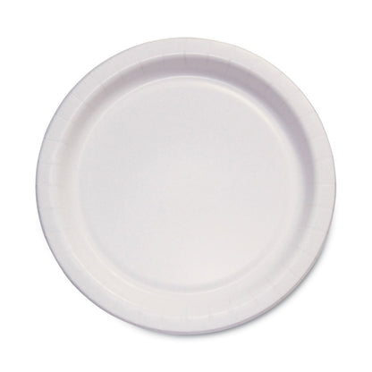 SOLO Bare Eco-Forward Clay-Coated Paper Dinnerware, ProPlanet Seal, Plate, 6" dia, 1,000/Carton (SCCHP6BWH)