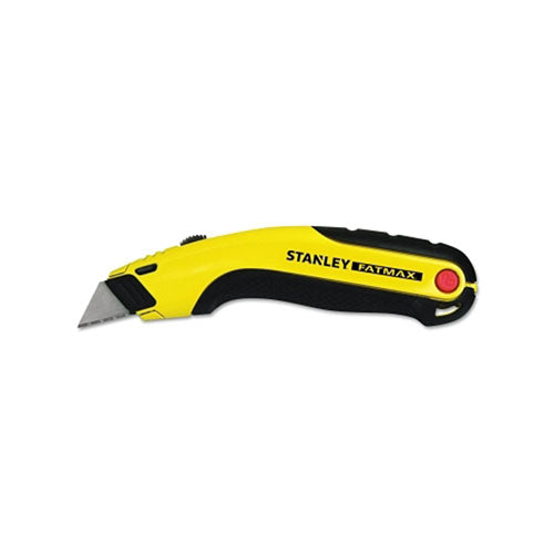 Stanley Bostitch® FATMAX® Retractable Utility Knife, 6-5/8 in L, Carbon Steel, Metal/Rubber, Yellow/Black (680-10-778)