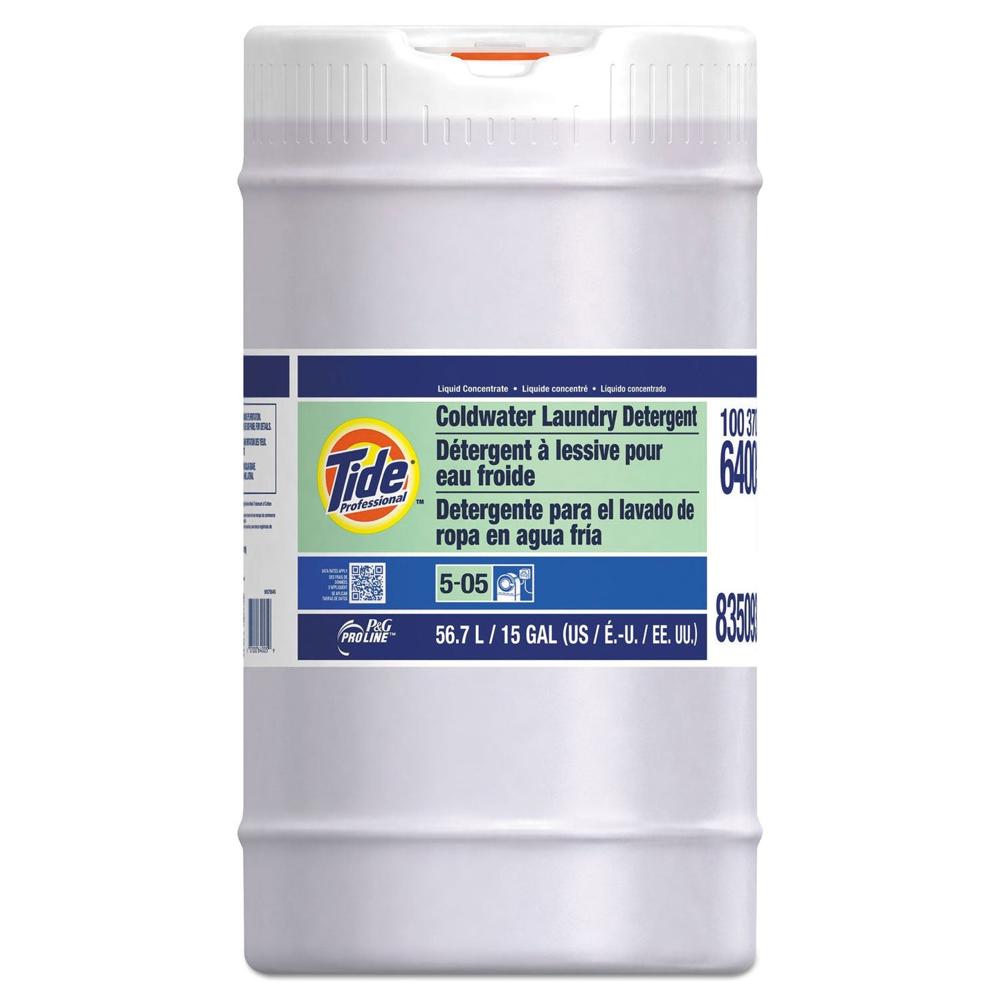 Tide Coldwater Laundry Detergent, Tide Original Scent, 15 gal Container (PPL64005)