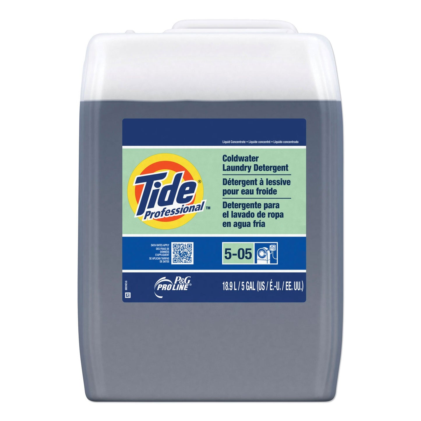 Tide Coldwater Laundry Detergent, Tide Original Scent, 5 gal Closed-Loop Plastic Container (PPL70674)