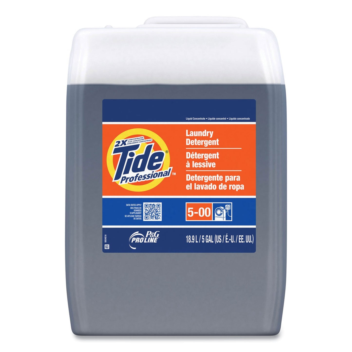 Tide Pro 2x Liquid Laundry Detergent, Original Scent, 5 gal Pail (PPL70673)