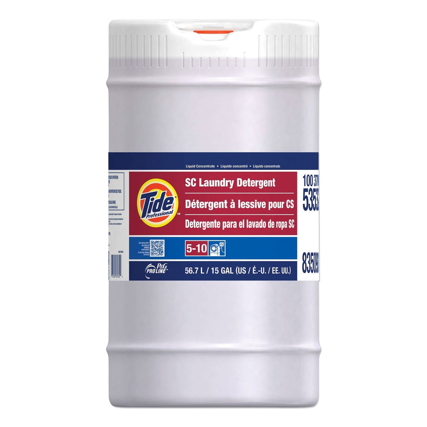 Tide SC Laundry Detergent, 15 gal Closed-Loop Container (PPL53532)