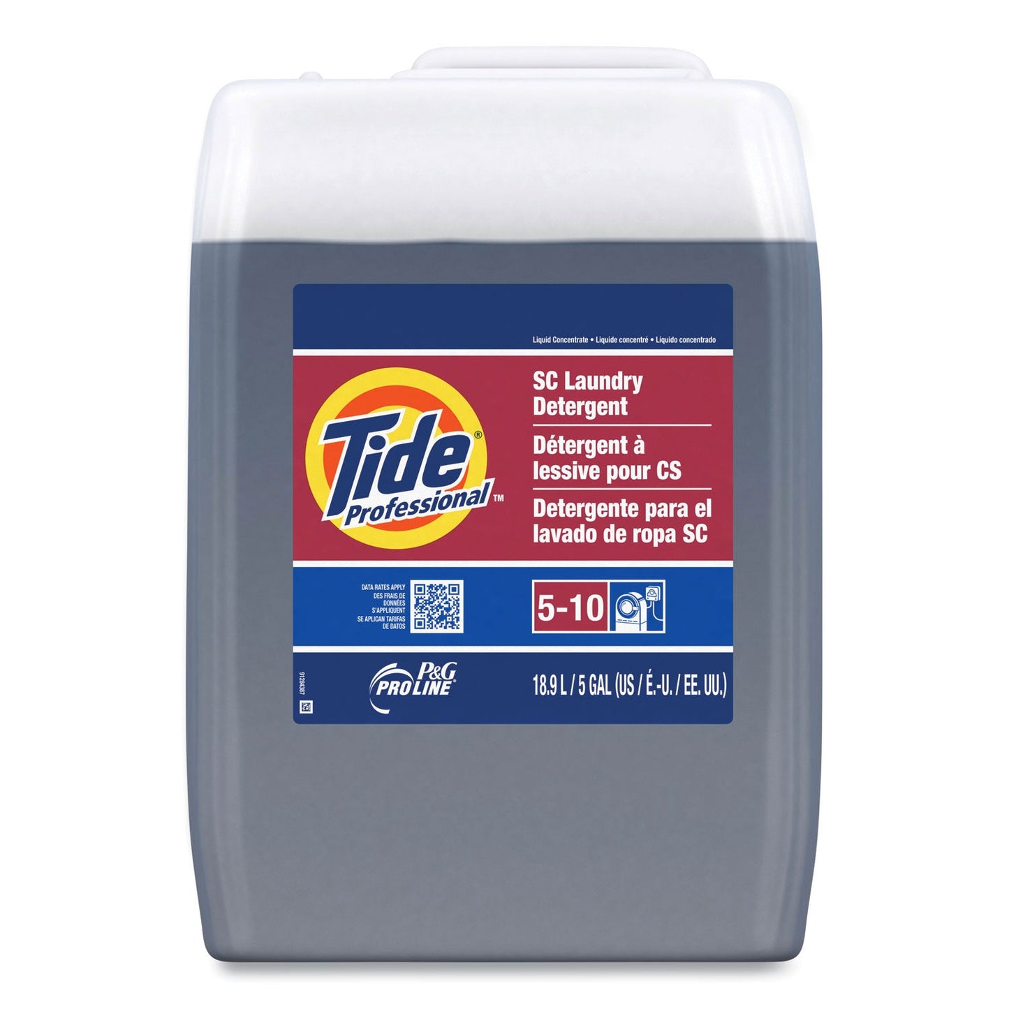 Tide SC Laundry Detergent, 5 gal Closed-Loop Container (PPL70672)