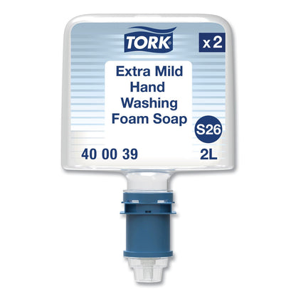 Tork Mild Foam Soap S26, Unscented, 2 L Bottle, 2/Pack (TRK400039)
