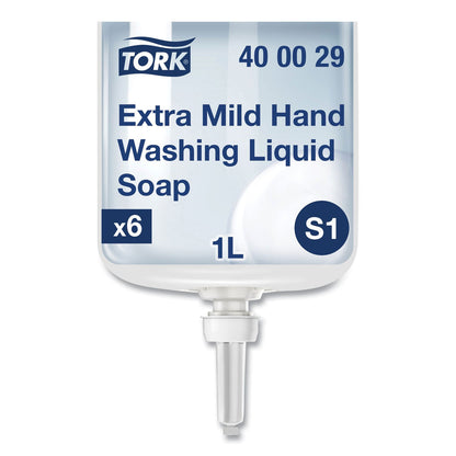 Tork Premium Extra Mild Soap, Unscented, 1 L Refill, 6/Carton (TRK400029)