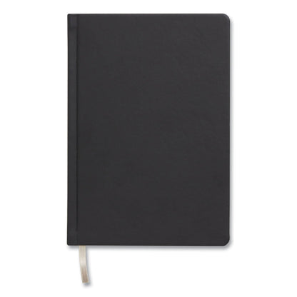 TRU RED Hardcover Business Journal, Narrow Rule, Black Cover, 8 x 5.5, 96 Sheets (TUD24377290)