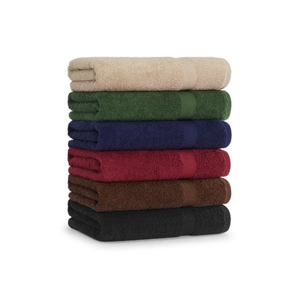 Hospeco® True Color Bath Towel 25x52 Navy, 24/Case (HOSBATH-NAVY)