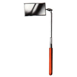Ullman Devices Corporation Telescoping Inspection Mirror, Rectangular, 2-1/8 in W x 3-1/2 in L, 11-3/8 in L to 15-1/4 in L (758-K-2)