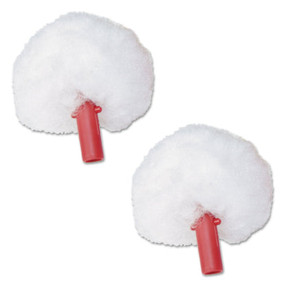 Unger ErgoToilet Bowl Brush Replacement Swab Head, White (UNGBSRHR)