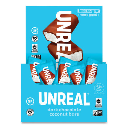 Unreal Dark Chocolate Coconut Bars, 0.53 oz, Individually Wrapped, 40/Pack (GRR22002087)