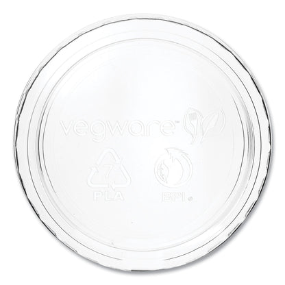 Vegware Portion Pot Lids, Fits 2 oz to 4 oz Portion Pots, Clear, 2,000/Carton (VEGCF736)
