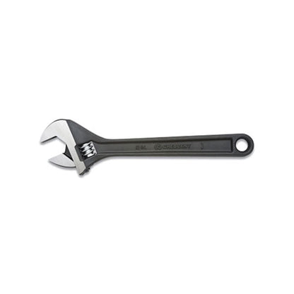 Vuzix Corporation Black Oxide Adjustable Tapered Handle Wrench, Polished Face, 12 in Overall L, 1.5 in Opening, SAE/Metric (181-AT212BK)