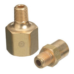 Western Enterprises Inert Arc Adaptor, 200 psi, Brass, 1/4 in NPT Male x B-Size RH Female, Inert Gas (312-AW-15A)