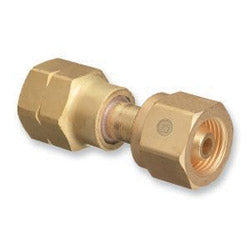 Western Enterprises Brass Cylinder Adaptors, CGA-300 Commercial Acetylene To CGA-510 POL Acetylene (312-16)