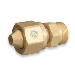 Western Enterprises Brass Cylinder Adaptors, From CGA-300 Commercial Acetylene To CGA-520 "B" Tank (312-316)
