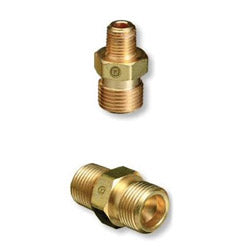 Western Enterprises Male NPT Outlet Adaptor for Manifold Pipelines, Acetylene/Butane/Propane, 1/4 in (312-B-40)