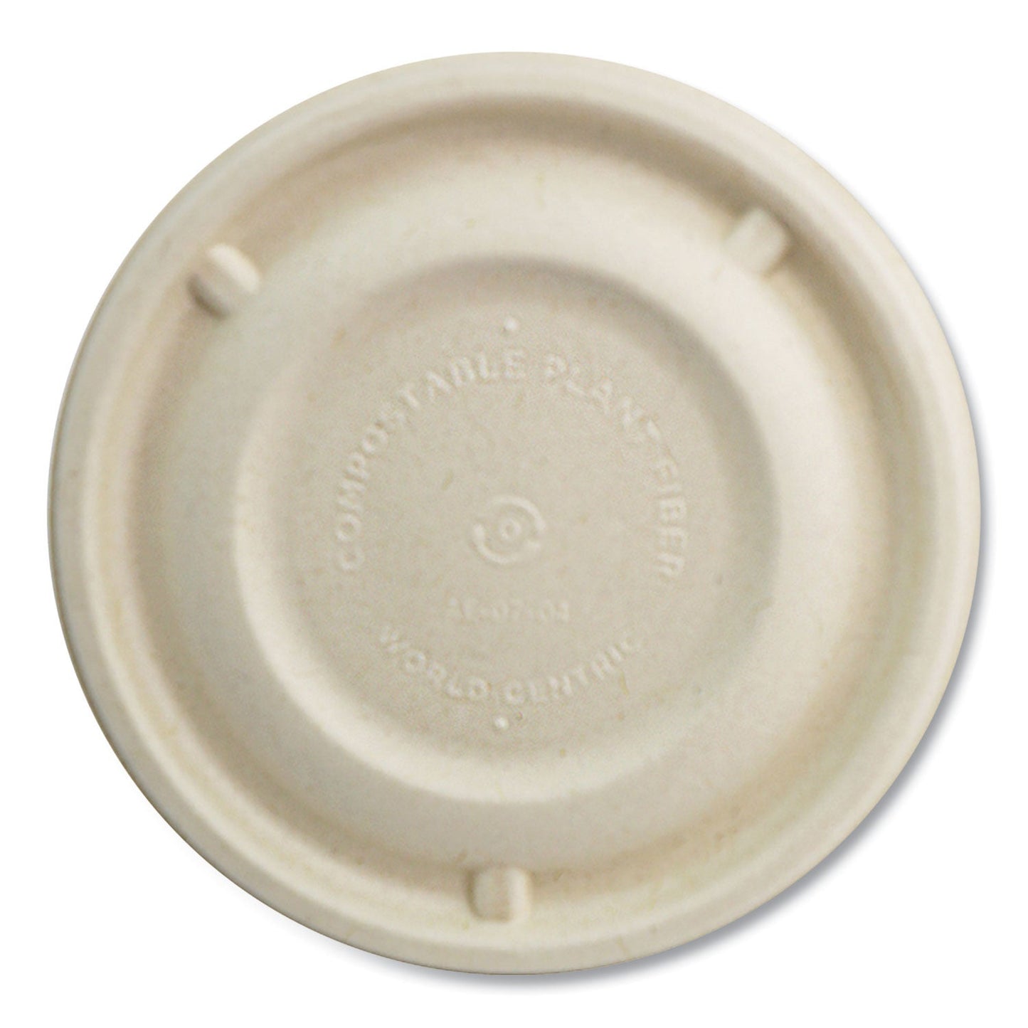 World Centric Fiber Lids for Bowls, 4.7" dia, Paper, 500/Carton (WORBBLSC12NLF)