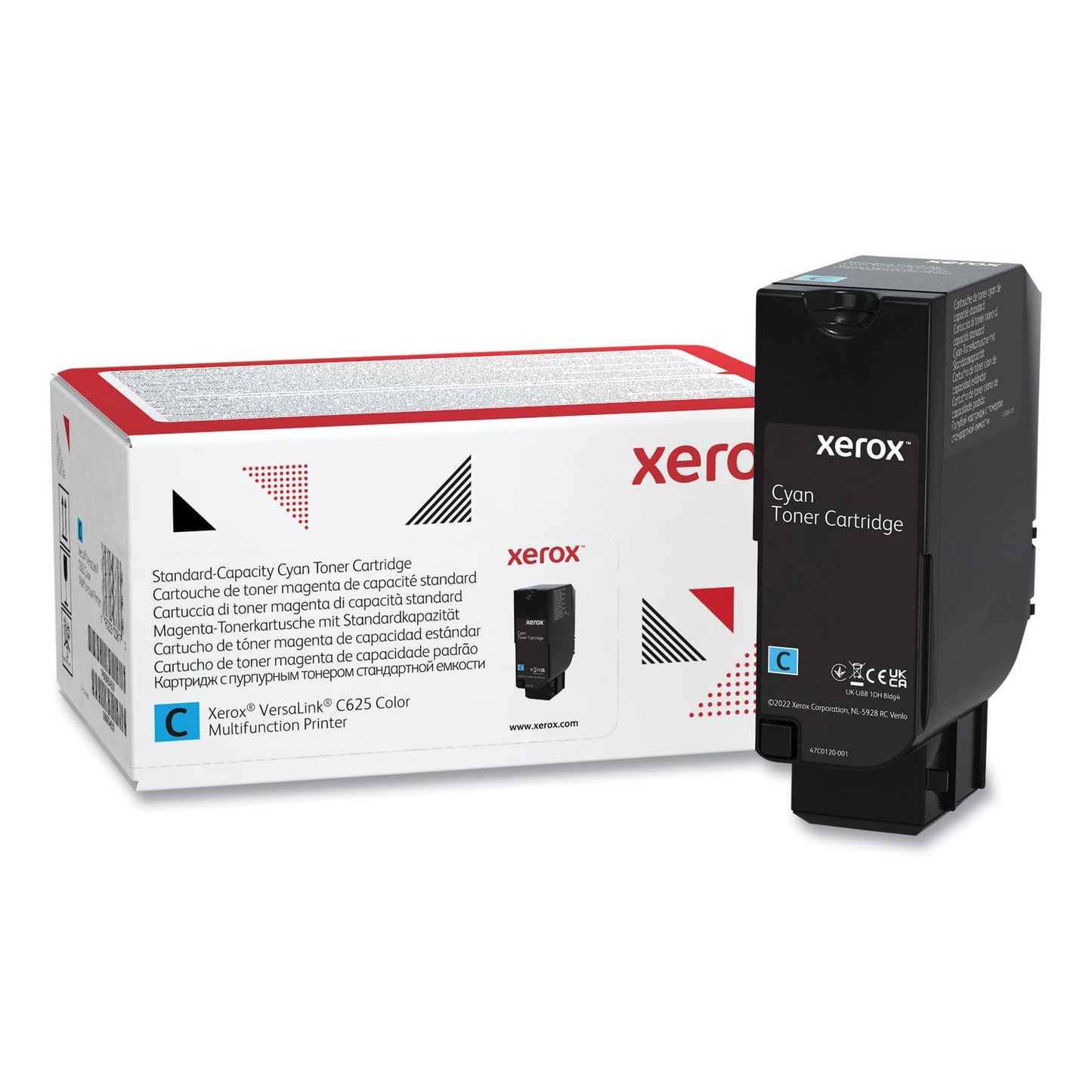 Xerox 006R04617 Toner, 6,000 Page-Yield, Cyan (XER006R04617)