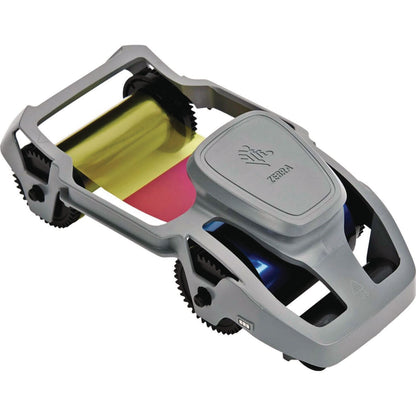 Zebra Technologies True Colors 2-Sided Wax Ribbon, Black/Cyan/Magenta/Yellow (SRX800300360)
